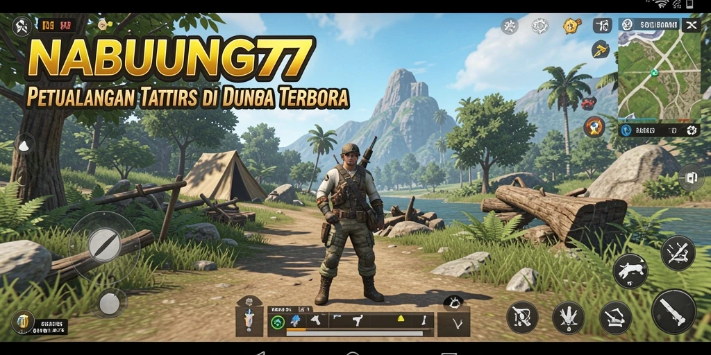 Gameplay NABUNG77 yang menakjubkan di dunia terbuka.