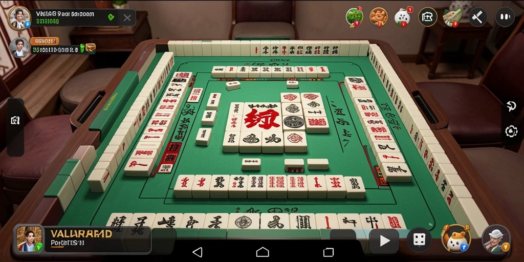 Tampilan permainan Mahjong di VALIR4D dengan grafis menawan.