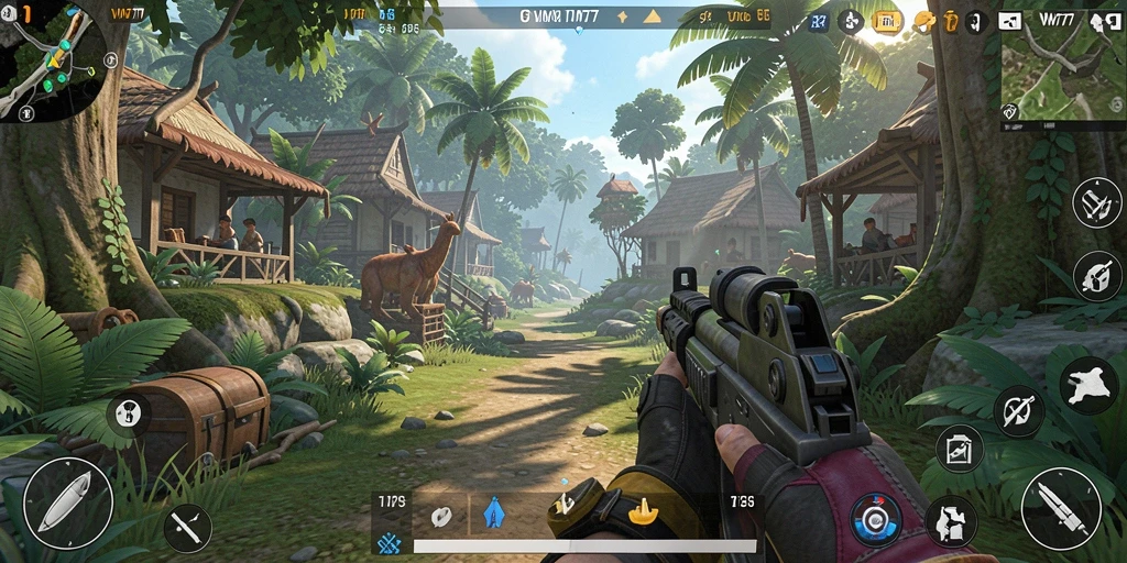 Tangkapan layar gameplay VM777 yang mendebarkan dan penuh aksi.